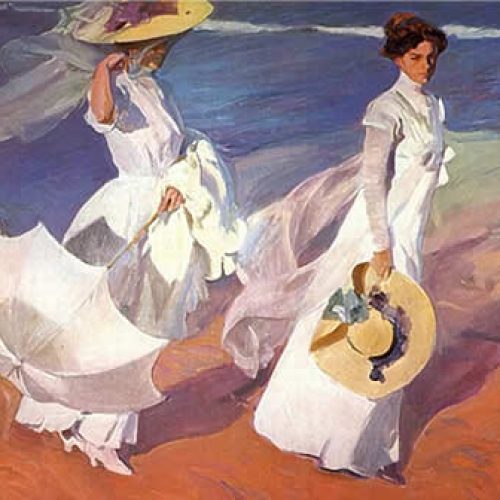 Paseo a orillas del mar - Joaquín Sorolla